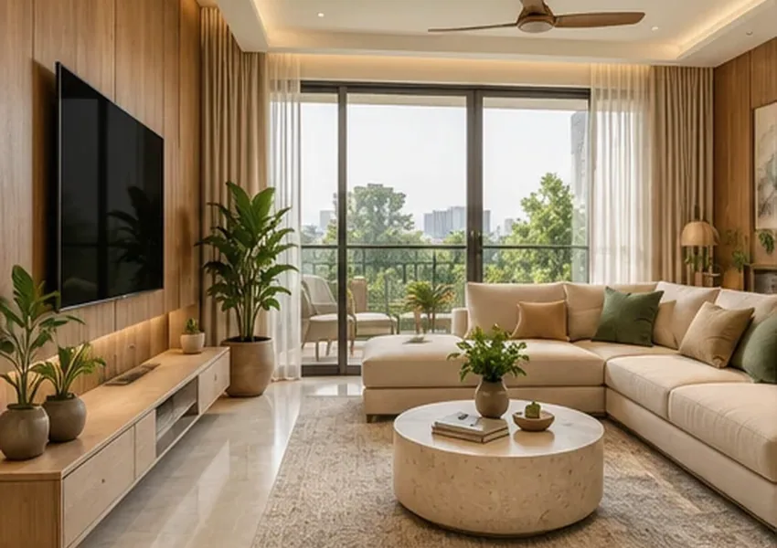 Warm Oak Living