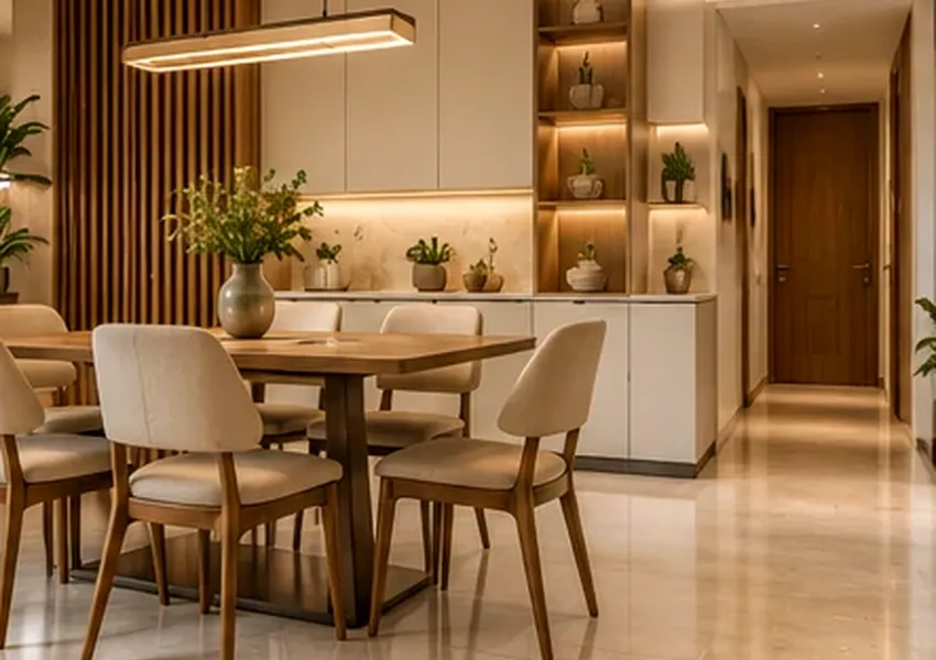Compact Dining Corner interior design concept, Dining