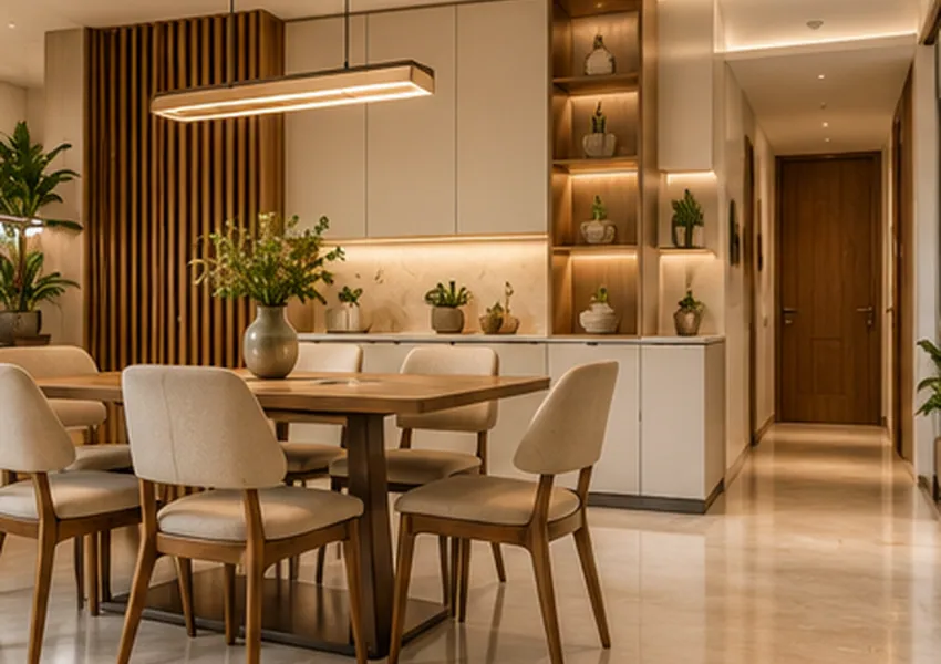 Light-Filled Dining Space interior design concept, Dining
